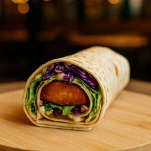Aloo Tikki Wrap