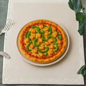 Paneer Capsicum Pizza
