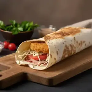 Aloo Tikki Wrap