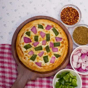 Onion Capsicum Pizza