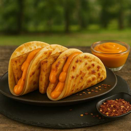 Spicy Paneer Taco